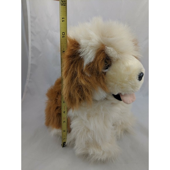 Fluffy Dog Plush 10 Inch Pedigree Pets Tan Brown Main Joy Ltd Stuffed Animal toy - Picture 6 of 7